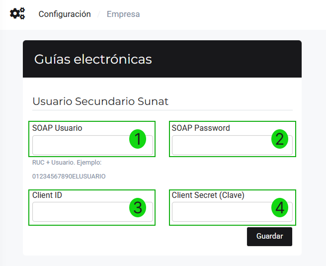 Guias de Remision